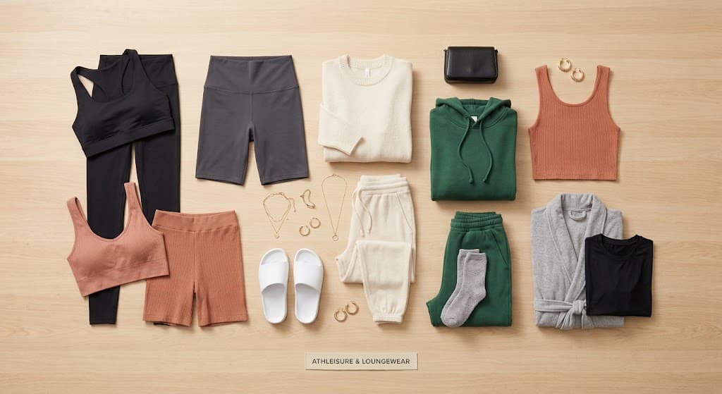 Athleisure & Loungewear, Leggings, biker shorts, sports bras & sweat sets